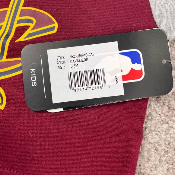 New! Cleveland Cavaliers 0/3 month onesie Cavs - Picture 4 of 5